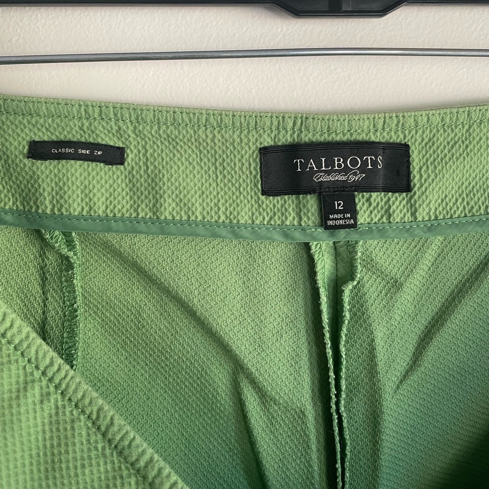 Talbots Flat Front Cropped Pants - image 4